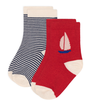 2 PAIRES CHAUSSETTES