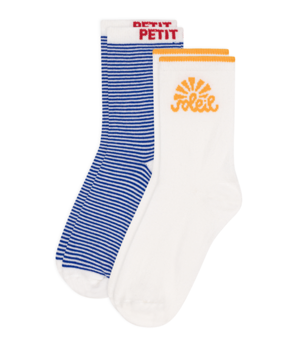 2 PAIRES CHAUSSETTES