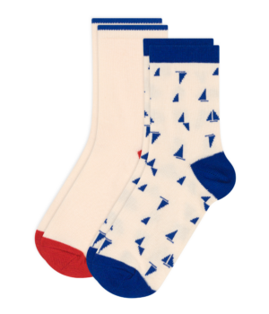 2 PAIRES CHAUSSETTES