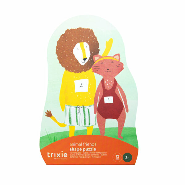Puzzle à forme - Amis des animaux - 12 pièces