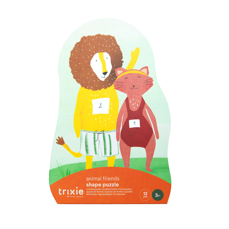 Puzzle à forme - Amis des animaux - 12 pièces