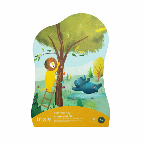 Puzzle à forme - journée d'été - 35 pièces