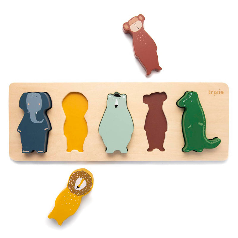 Puzzle de formes en bois – Image 2