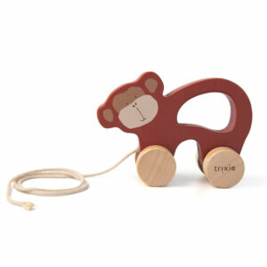Jouet à tirer en bois - Mr. Monkey