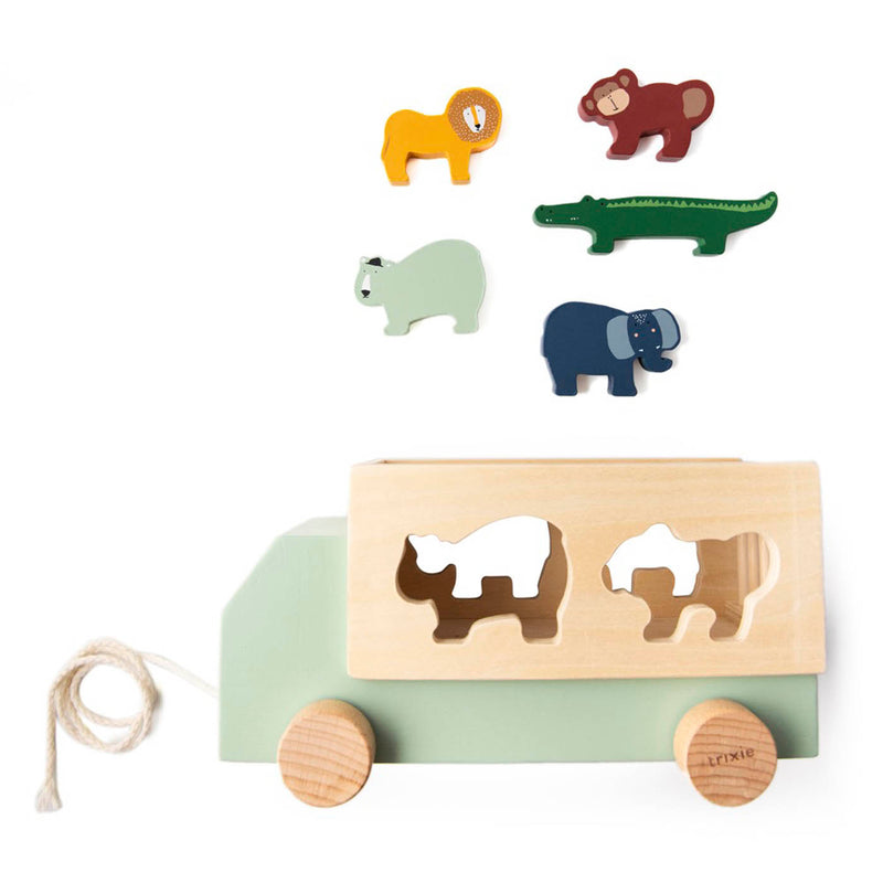 Camion en bois animaux – Image 2