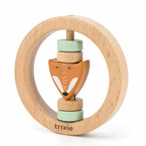 Hochet rond en bois - Mr. Fox