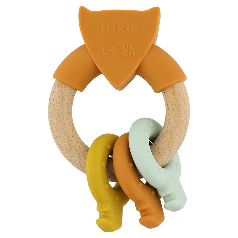 Anneau d'activités en silicone et bois - Mr. Fox – Image 2
