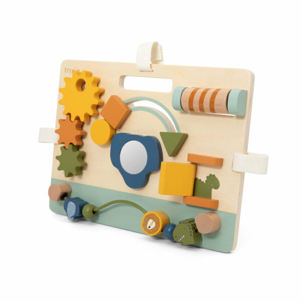 Panneau d'activités en bois - Mrs. Elephant
