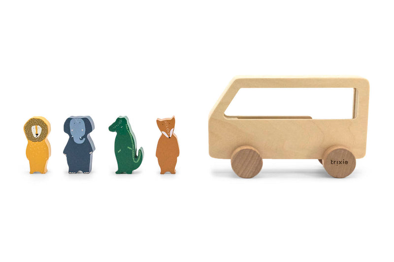 Bus animaux en bois – Image 3