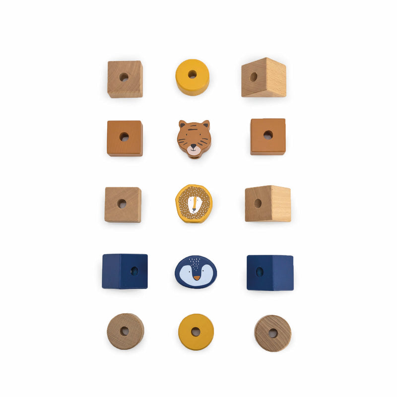 Blocs animaux à empiler en bois – Image 3