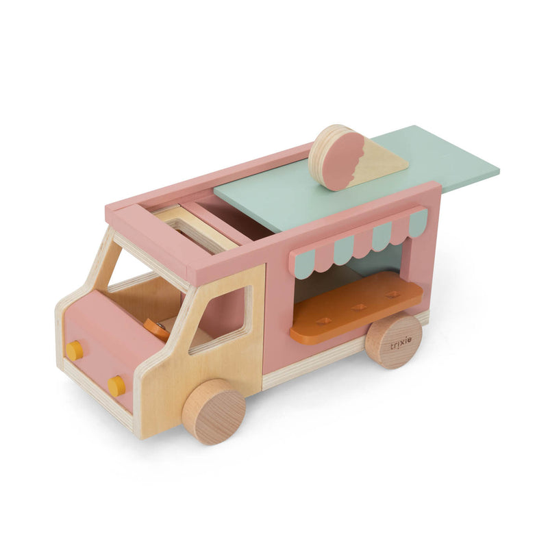 Camion de glaces en bois – Image 3
