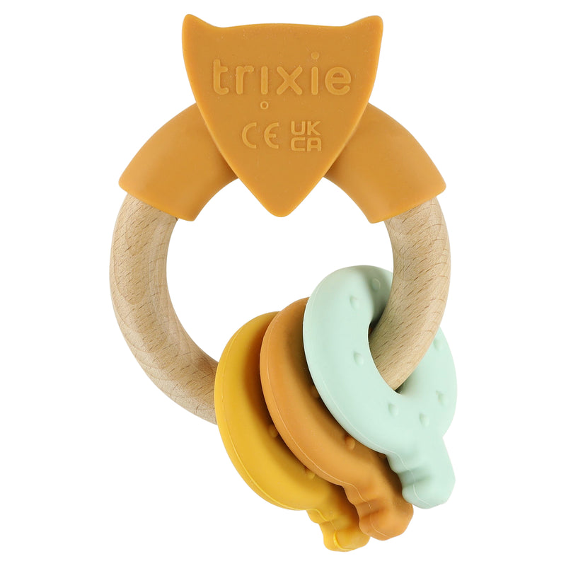 Anneau d'activités en silicone et bois - Mr. Fox – Image 2