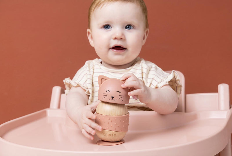 Jouet culbuto en bois et silicone - Mrs. Cat – Image 5