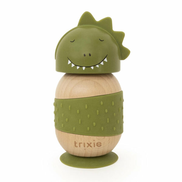 Jouet culbuto en bois et silicone - Mr. Dino