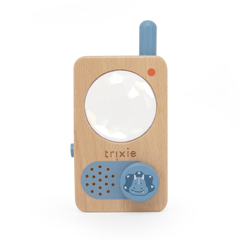 Talkie-walkie en bois - Mr. Triceratops