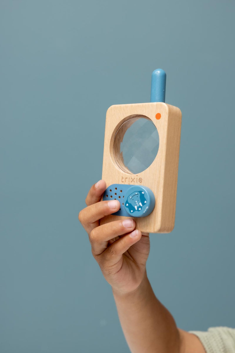 Talkie-walkie en bois - Mr. Triceratops – Image 4