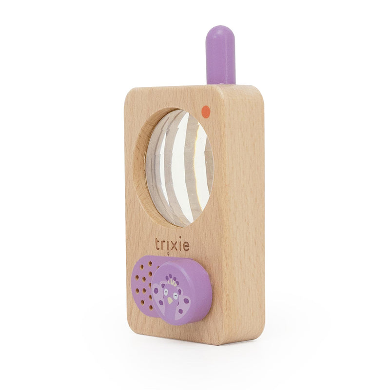 Talkie-walkie en bois - Mrs. Peacock – Image 2