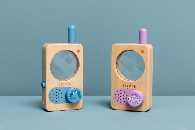 Talkie-walkie en bois - Mrs. Peacock – Image 4