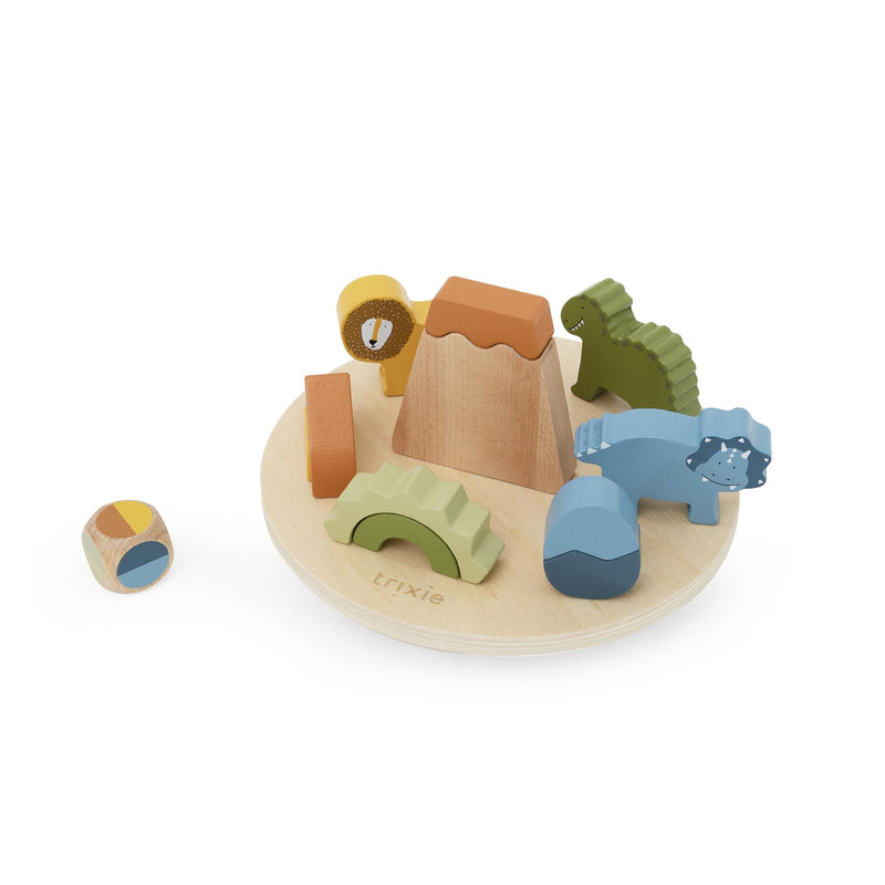 Jeu d’équilibre en bois - Aventure Dino – Image 2