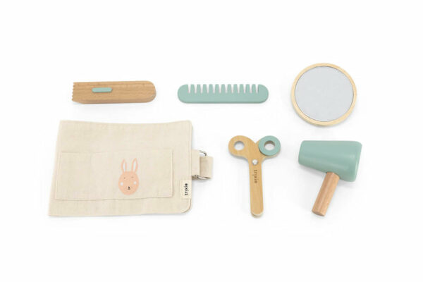 Ceinture de coiffeur en bois