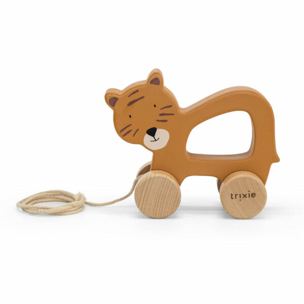 Jouet à tirer en bois - Mr. Tiger