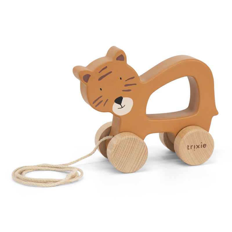 Jouet à tirer en bois - Mr. Tiger – Image 2