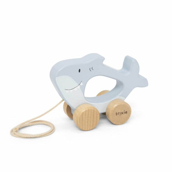 Jouet à tirer en bois - Mr. Shark