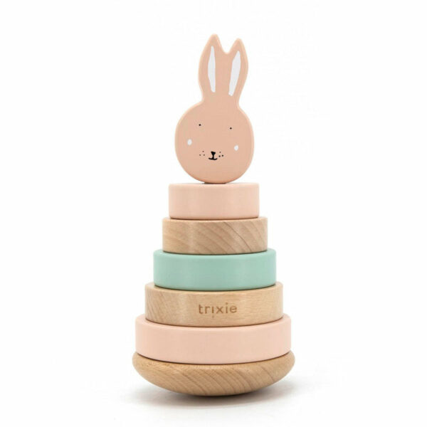 Tour à empiler en bois - Mrs. Rabbit