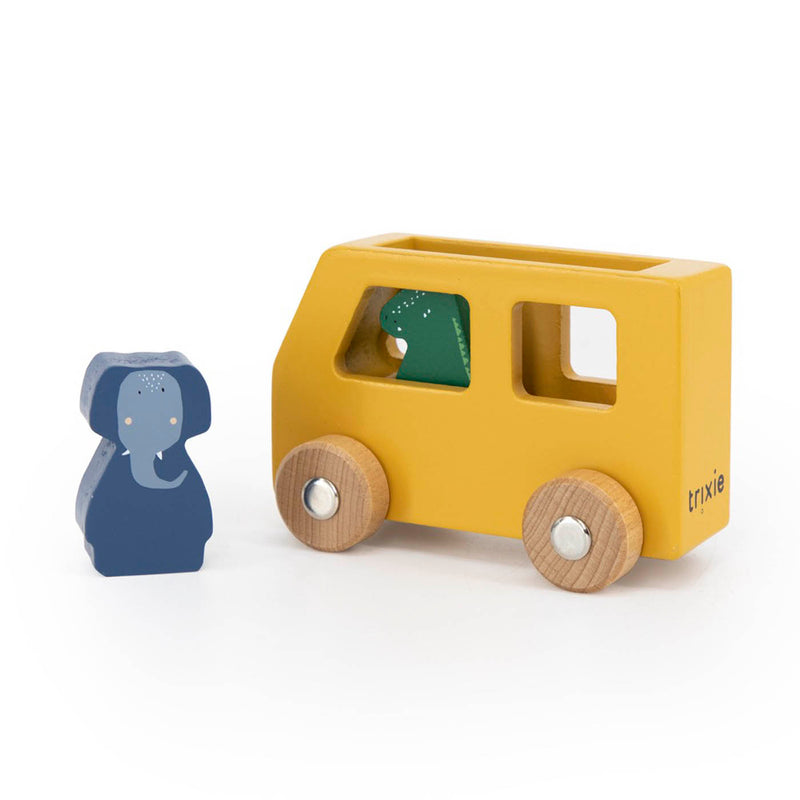 Set de voitures en bois animaux – Image 2
