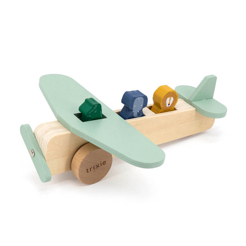 Avion en bois animaux – Image 2