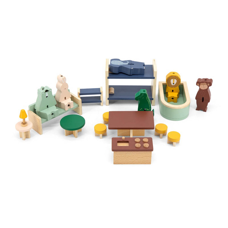 Maison de jeu en bois avec accessoires – Image 2