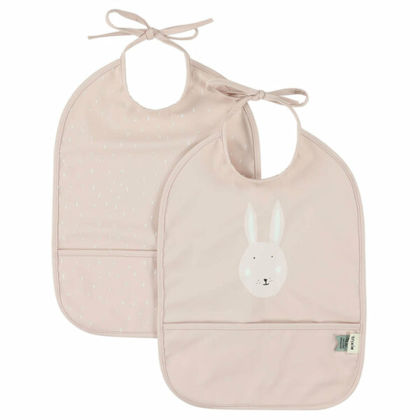 Bavoir 2 pièces imperméable - Mrs. Rabbit