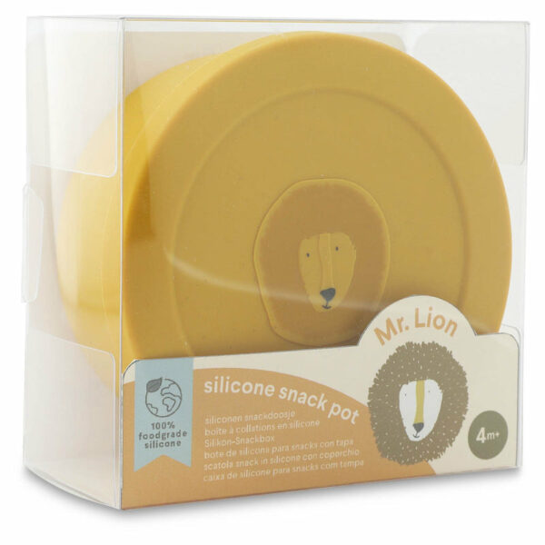 Boîte à collations en silicone - Mr. Lion
