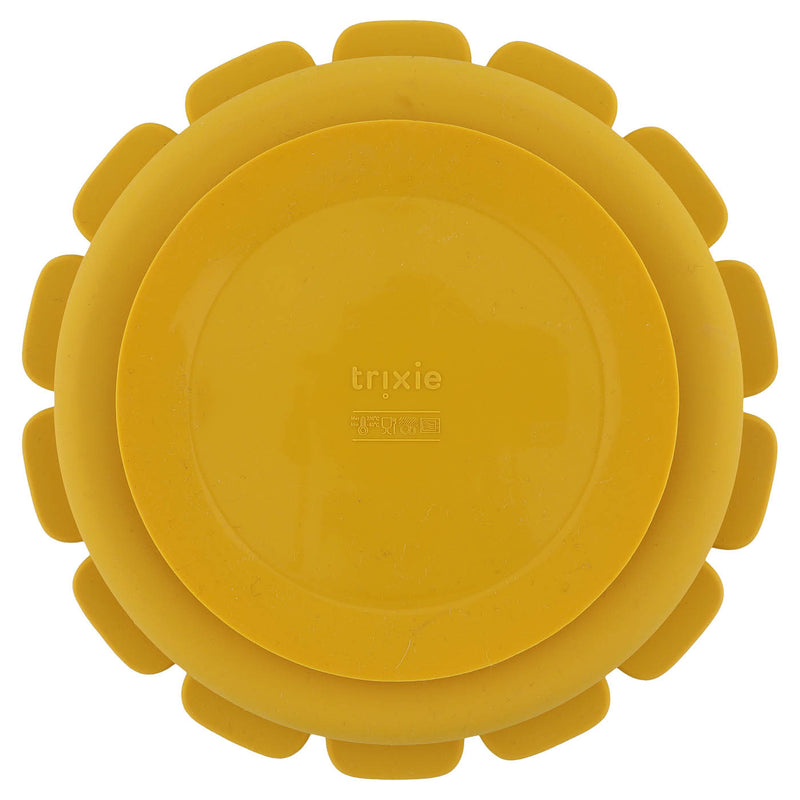 Assiette avec ventouse en silicone et compartiments - Mr. Lion – Image 3