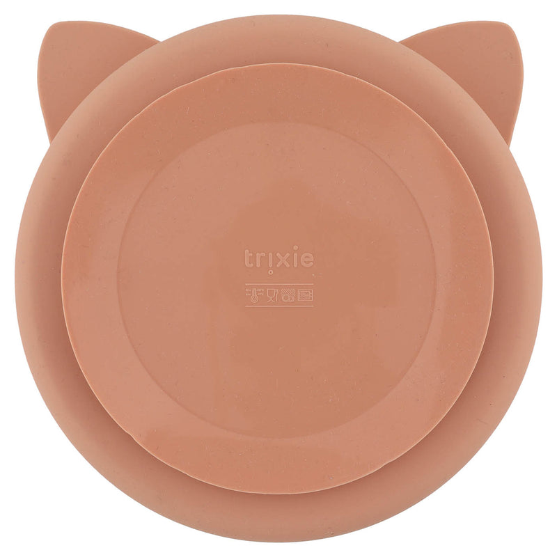 Assiette avec ventouse en silicone et compartiments - Mrs. Cat – Image 2