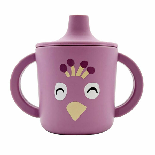 Tasse d'apprentissage en silicone - Mrs. Peacock