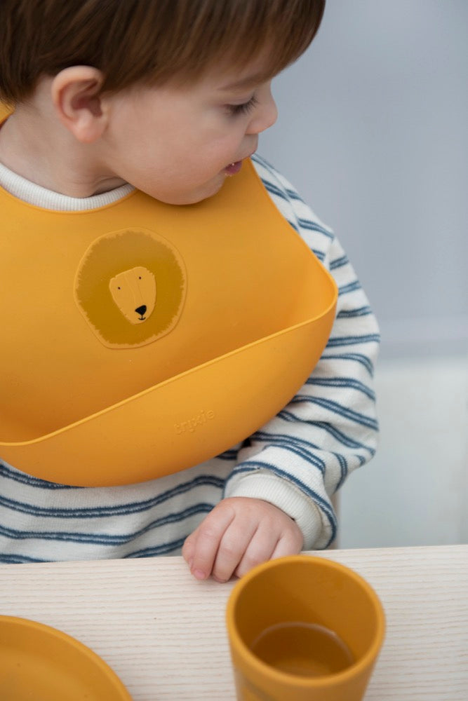 Bavoir silicone 2-pack - Mr. Lion – Image 2