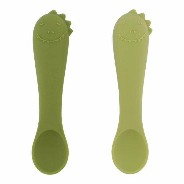 Premières cuillères pour bébé 2-pack - Mr. Dino