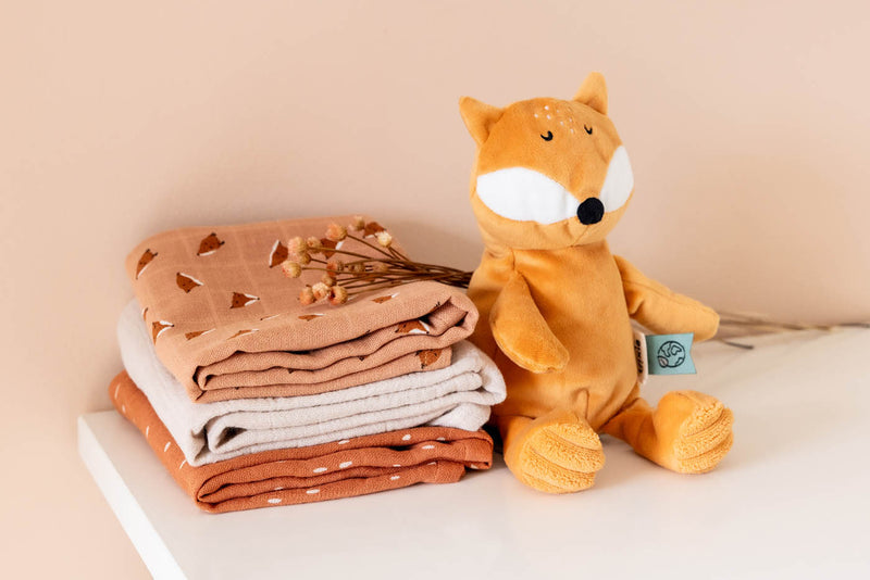 Langes en mousseline 3-pack mix | 55x55cm - Fierce Fox – Image 5