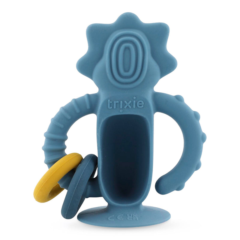 Jouet sensoriel en silicone avec ventouse - Mr. Triceratops – Image 3