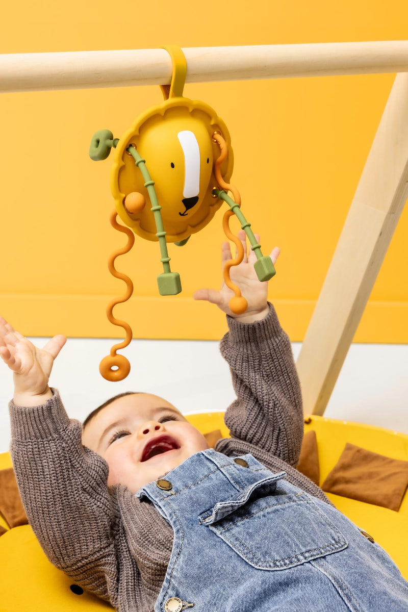 Jouet sensoriel à tirer en silicone - Mr. Lion – Image 2