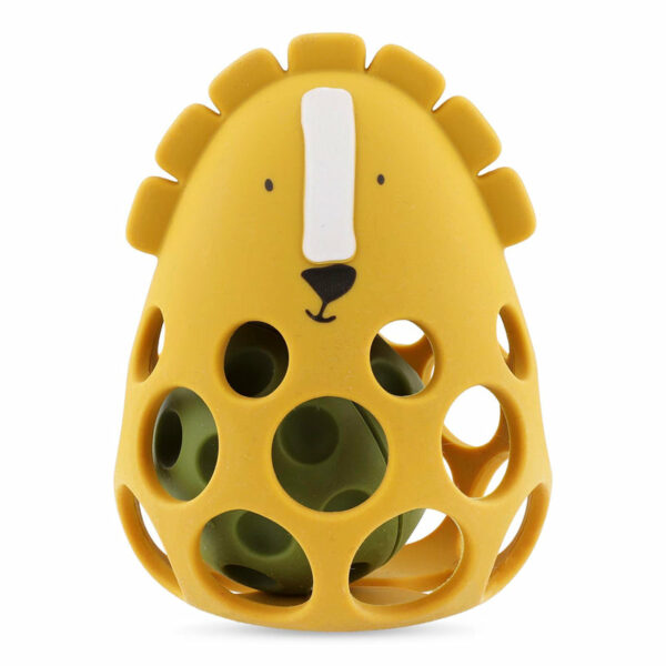 Hochet sensoriel en silicone - Mr. Lion