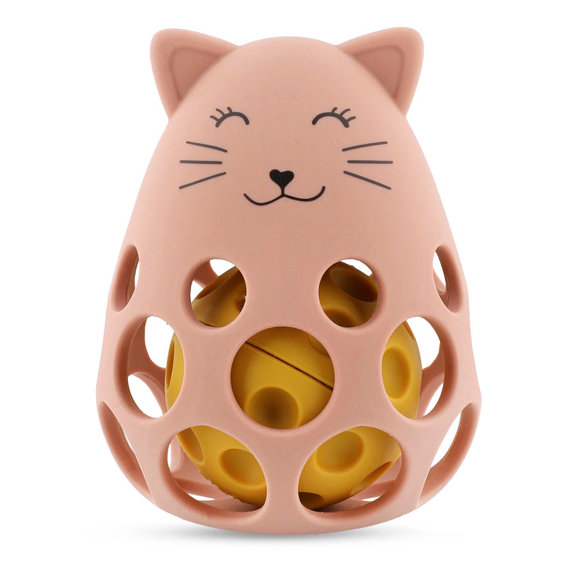 Hochet sensoriel en silicone - Mrs. Cat