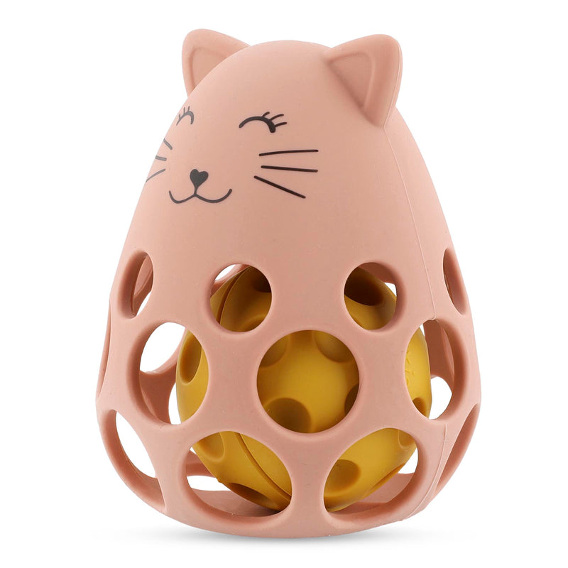 Hochet sensoriel en silicone - Mrs. Cat – Image 2
