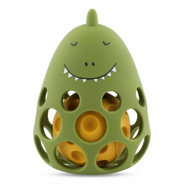 Hochet sensoriel en silicone - Mr. Dino