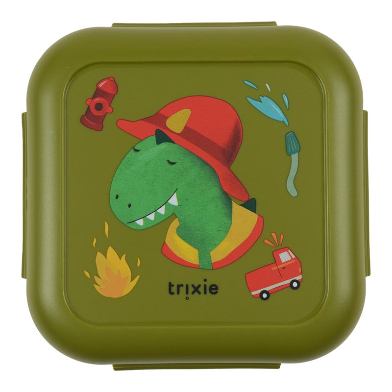 Boîtes à goûter avec clips - Fireman Mr. Dino