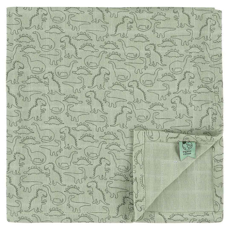 Langes en mousseline 3-pack mix | 55x55cm - Daring Dino – Image 2