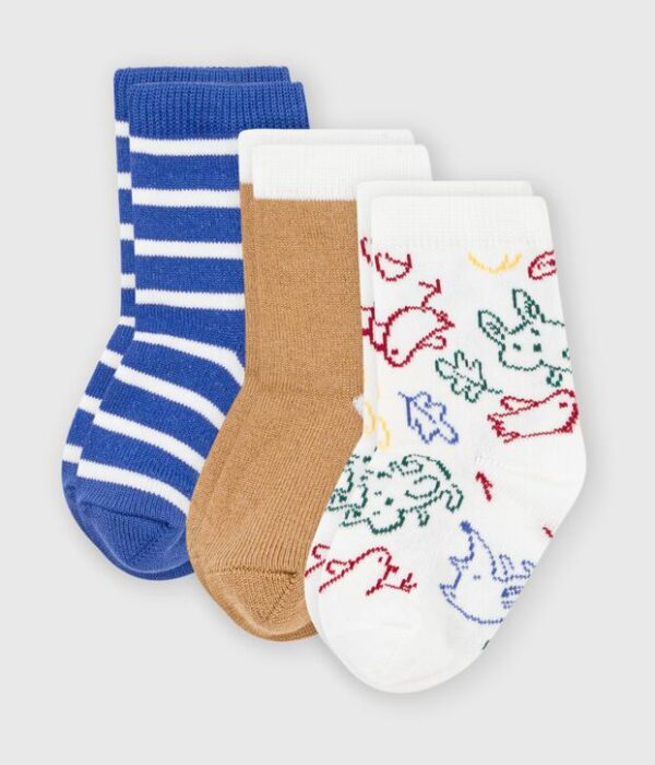 3 PAIRES CHAUSSETTES